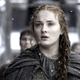 Sophie Turner as Sansa Stark.